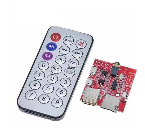 Receptor Bluetooth de Áudio 4.1 com Controle Cartão USB 3W