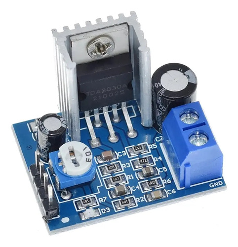 10 Módulo Mini Amplificador de Som TDA2030A Mono 1 Canal 18W