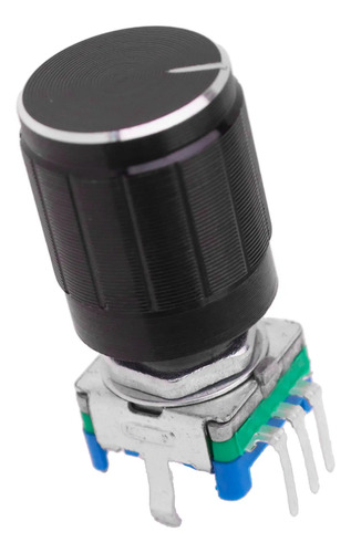 10 Encoder Rotativo 5 Terminais Potenciômetro Ec11 com Knob