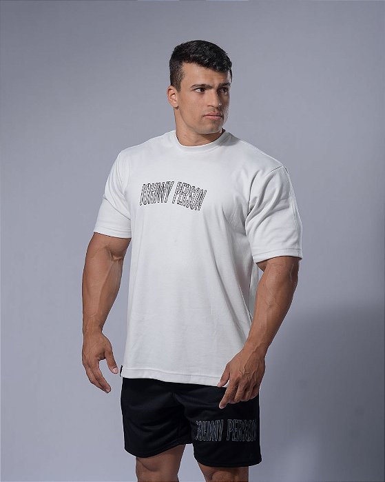 Camiseta Johnny Person de Malhão na Cor Alumínio