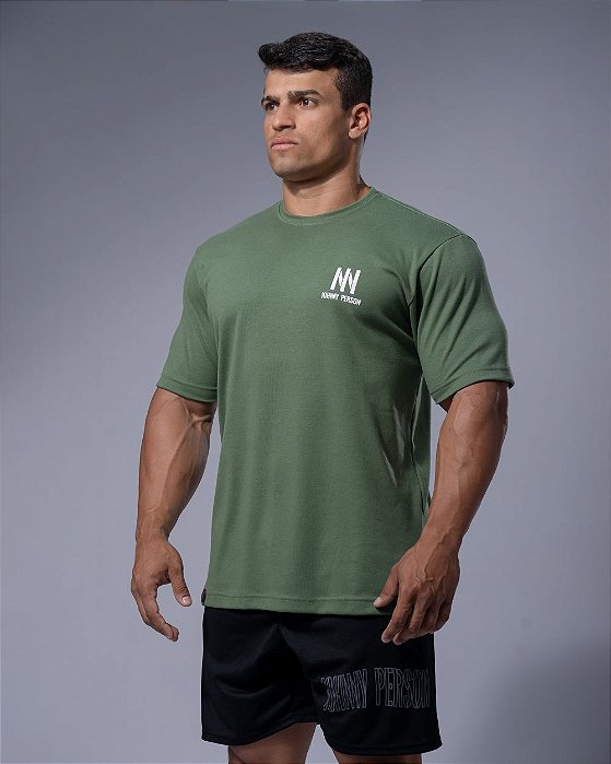 Camiseta Johnny Person de Malhão verde Militar
