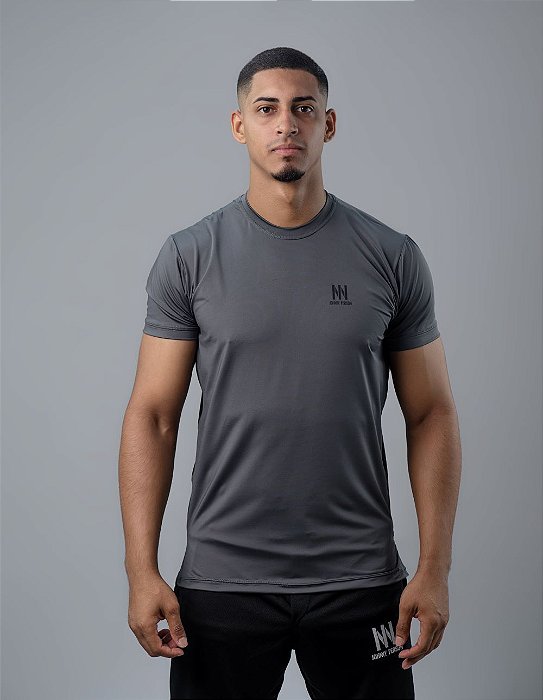 Camiseta Performance Cinza Chumbo Johnny Person