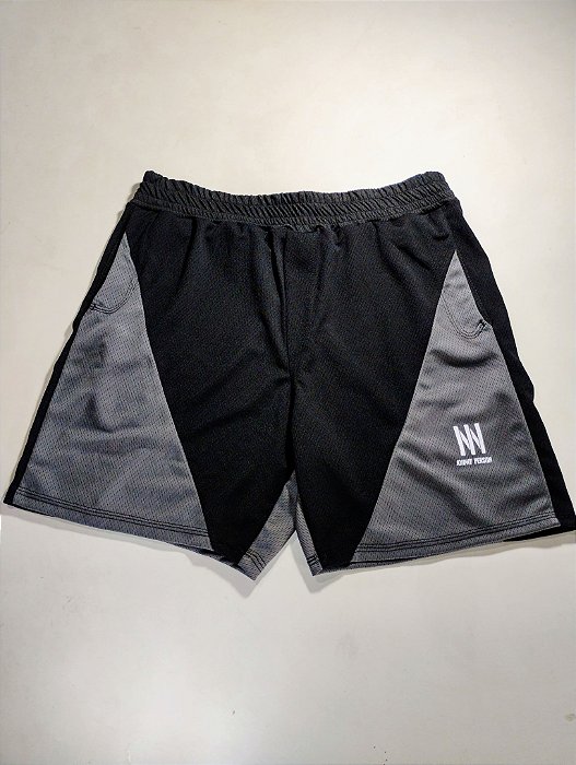 Short Hope Johnny Person Preto com Cinza