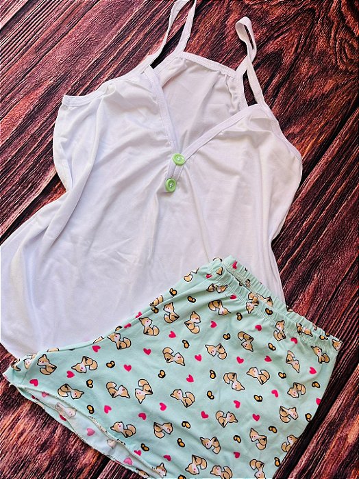 Baby Doll Feminino Conforto Estampado
