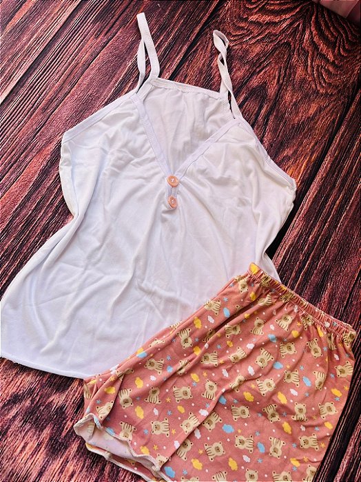 Baby Doll Feminino Conforto Estampado