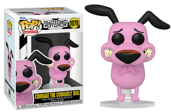 Funko Pop - Coragem o Cão Covarde - Cartoon Network (1070)