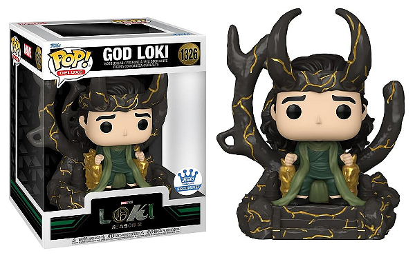 [RARO] - Funko Pop - God Loki Exclusivo - Marvel Loki (1326)