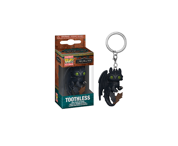 Chaveiro - Toothless - Como Treinar seu Dragão.