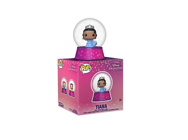 [#Pré-venda] - Funko Mini Snow Globes Tiana - Disney Princesas
