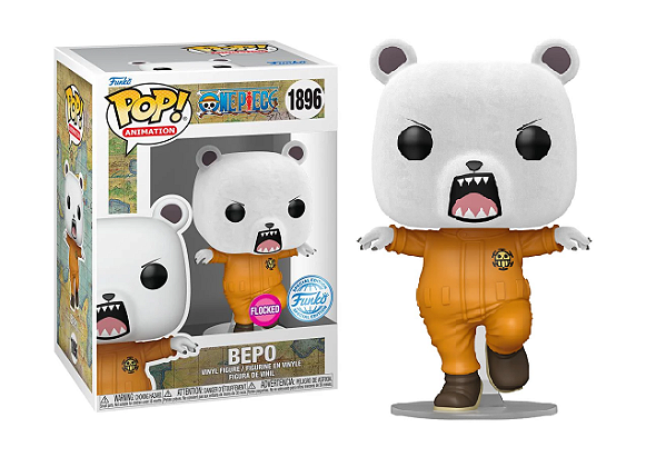 [#Pré-venda] - Funko Pop - Bepo Exclusivo Flocked - One Piece (1896)