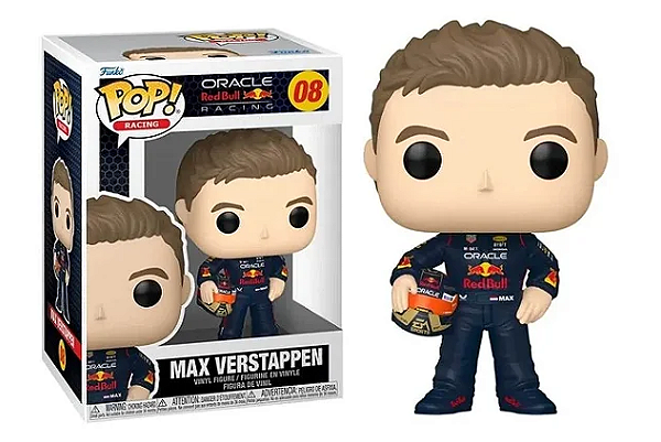 [#Pré-venda] - Funko Pop - Max Verstappen - F1  Racing Red Bull  (08)