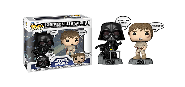 [#Pré-venda] - Funko Pop - Darth Vader Luke Skywalker - Star Wars (2 Pack)