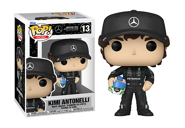 [#Vempraloja] - Funko Pop - Kimi Antonelli - Mercedes AMG Petronas (13)