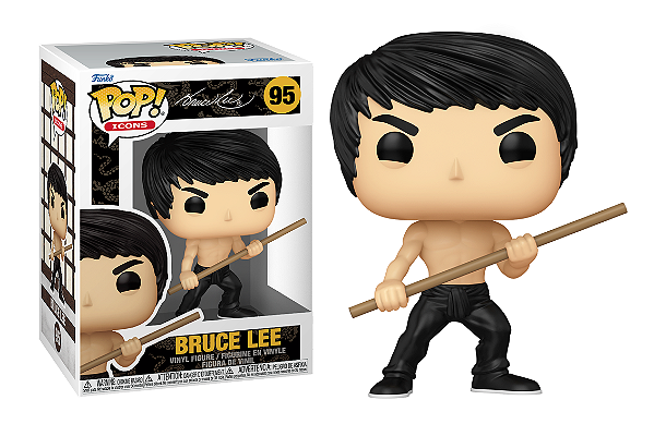 [#Pré-venda] - Funko Pop - Bruce Lee with Bo Staff - Bruce Lee (95)