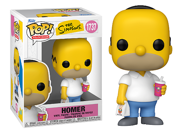 [#Pré-venda] - Funko Pop - Homer with Krusty Burger - The Simpson (1737)