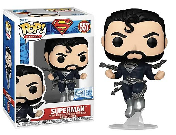 Funko Pop - Superman Black Suit Exclusivo - DC Superman (557)