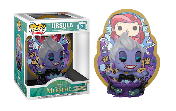 [#Pré-venda] - Funko Pop - Deluxe Ursula Ariel Stained Glass - Disney’s (1638)