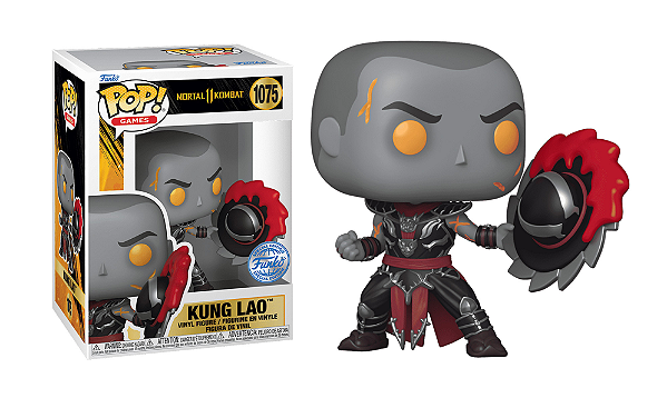 [#Pré-venda] - Funko Pop - Kung Lao Exclusivo - Mortal Kombat (1075)