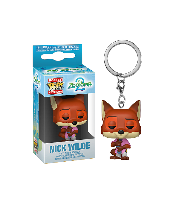 Chaveiro - Nick Wilde - Disney Zootopia 2.