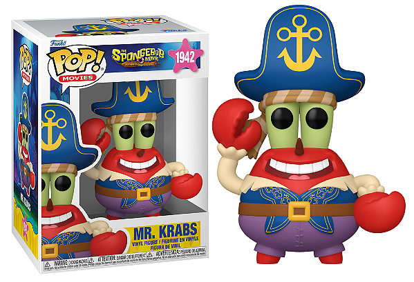 [#Pré-venda] - Funko Pop - Mr. Krabs (Pirate) - Nickeldeon Bob Esponja (1942)