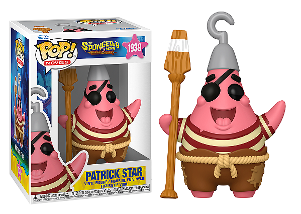 [#Pré-venda] - Funko Pop - Patrick Star (Pirate) - Nickeldeon Bob Esponja (1939)