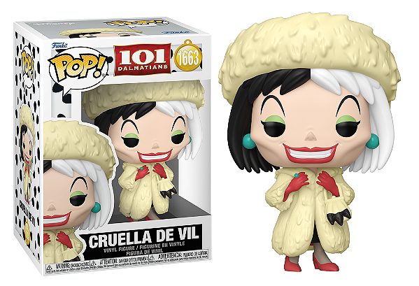 [#Pré-venda] - Funko Pop - Cruella de Vil Classic - Disney 101 Dálmatas (1663)