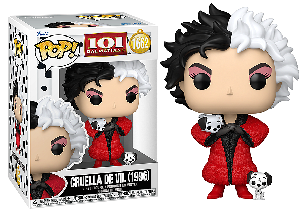 [#Pré-venda] - Funko Pop - Cruella de Vil 1996 - Disney 101 Dálmatas (1662)