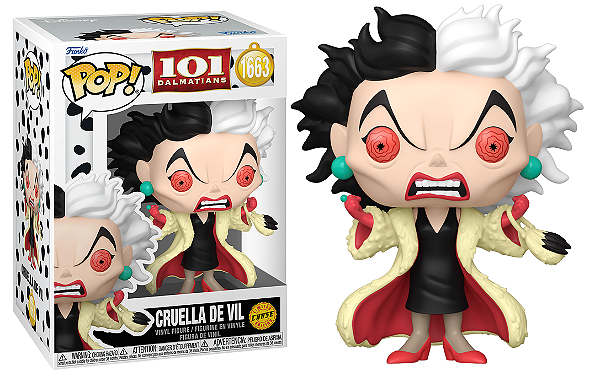 [#Pré-venda] - Funko Pop - Cruella de Vil Classic Chase - Disney 101 Dálmatas (1662)