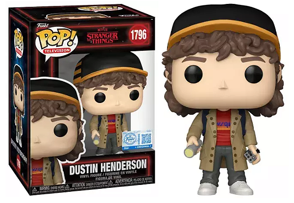 [#Pré-venda] - Funko Pop - Dustin Henderson Exclusivo - Stranger Things (1796)
