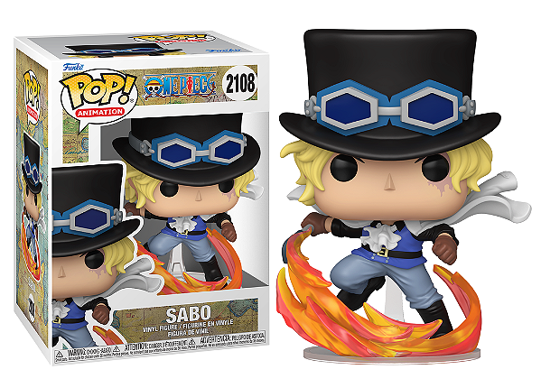 [#Pré-venda] - Funko Pop - Sabo Attacking with Pipe - One Piece (2108)