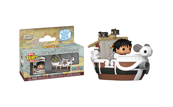 [#Pré-venda] - Bitty Pop - Rides Monkey D. Luffy and the Going Merry - One Piece (2207)