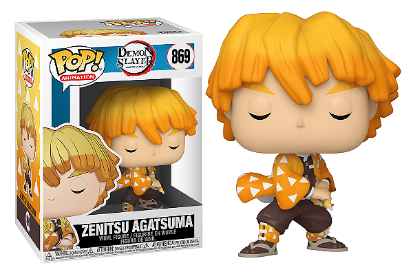 [#Pré-venda] - Funko Pop - Zenitsu Agatsuma - Demon Slayer (869)