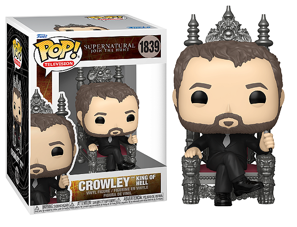 [#Pré-venda] - Funko Pop - Premium Crowley King of Hell - Supernatural (1839)