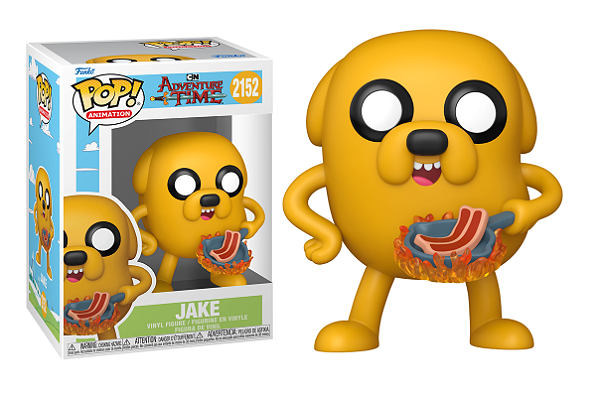 [#Pré-venda] - Funko Pop - Jake with Bacon Pancakes - Cartoon Network Hora de Aventura (2152)