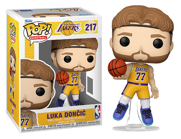 [#Pré-venda] - Funko Pop - Luka Dončić 2025 Icon Edition Uniform - NBA Los Angeles Lakers (217)