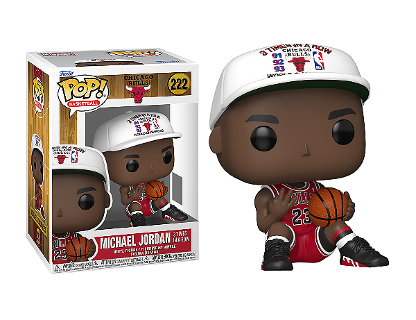 [#Pré-venda] - Funko Pop - Michael Jordan 3 Times in a Row - NBA Chicago Bulls (222)