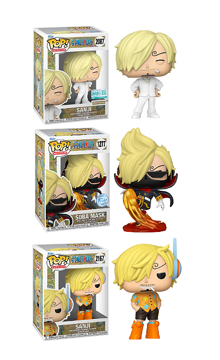 [#Pré-venda] - Funko Pop Sanji e Soba - One Piece.