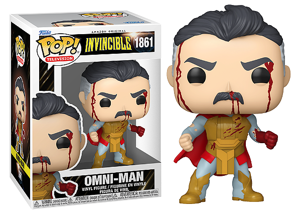 [#Pré-venda] - Funko Pop - Omni-Man (Armor) (Bloody) - Invincible (1861)