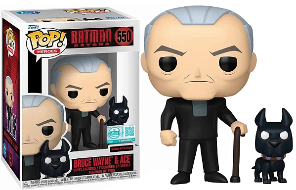 [#Pré-venda] - Funko Pop - Bruce Wayne & Ace Exclusivo - DC Batman (550)