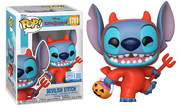 [#Pré-venda] - Funko Pop - Devilish Stitch - Disney Lilo & Stitch (1701)