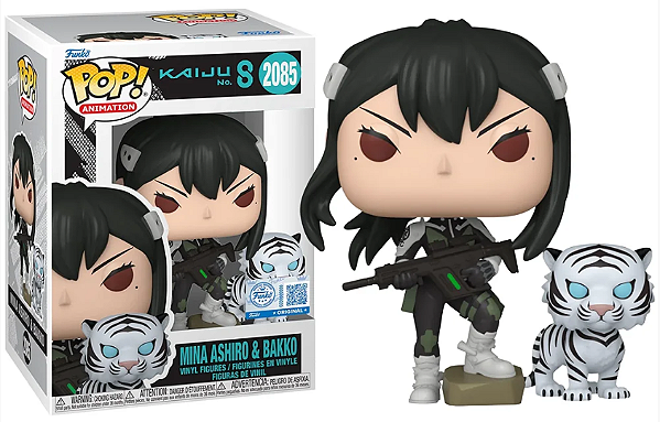 [#Pré-venda] - Funko Pop - Mina Ashiro & Bakko Exclusivo - Kaiju No. 8 (2085)