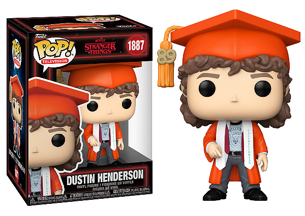 [#Pré-venda] - Funko Pop - Dustin Henderson (Graduation) - Stranger Things (1887)