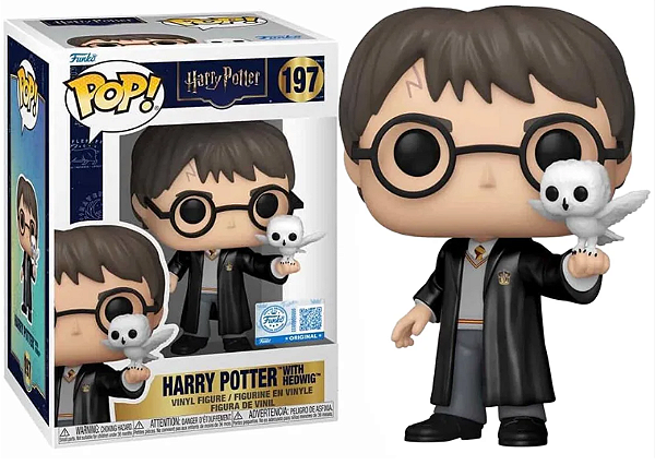 [#Pré-venda] - Funko Pop - Harry Potter With Hedwig Exclusivo - Harry Potter (197)