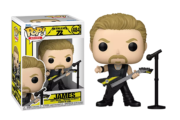 [#Pré-venda] - Funko Pop - James - Metallica 72 (484)