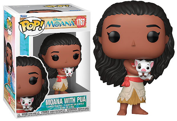 [#Pré-venda] - Funko Pop - Moana with Pua - Disney Moana (1767)