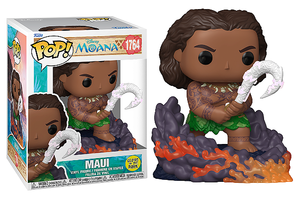 [#Pré-venda] - Funko Pop - Premium Maui (Glow) - Disney Moana (1764)