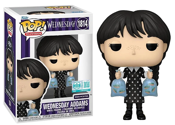 Funko Pop - Wandinha Wednesday Addams Exclusivo 9500 Pcs - Wandinha (1814)