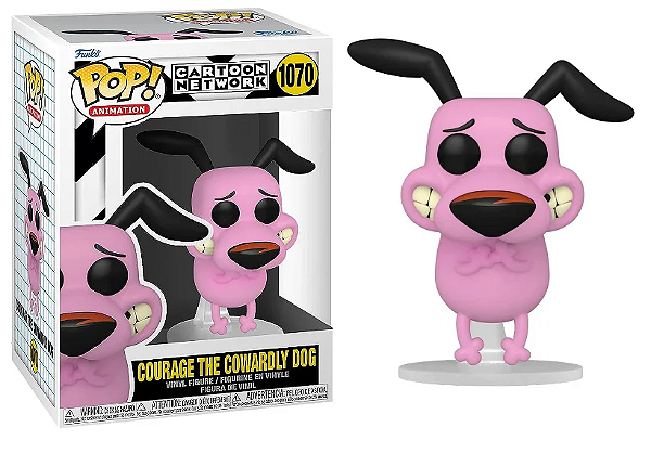 Funko Pop - Coragem o Cão Covarde - Cartoon Network (1070)
