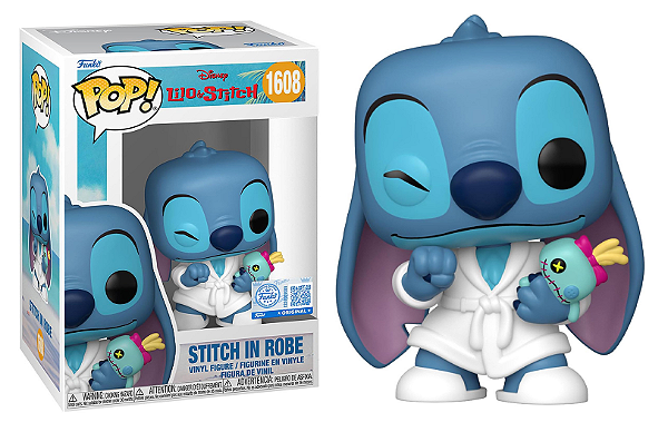 [#Pré-venda] - Funko Pop - Stitch in Robe Exclusivo - Disney Lilo & Stitch (1608)