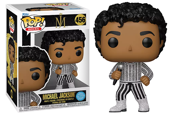 Funko Pop - Michael Jackson Glitter Exclusivo - Michael Jackson (456)